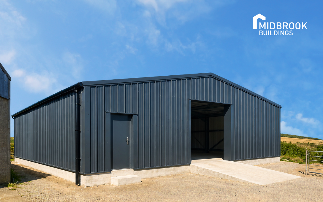 car-storage grey steel building car storage